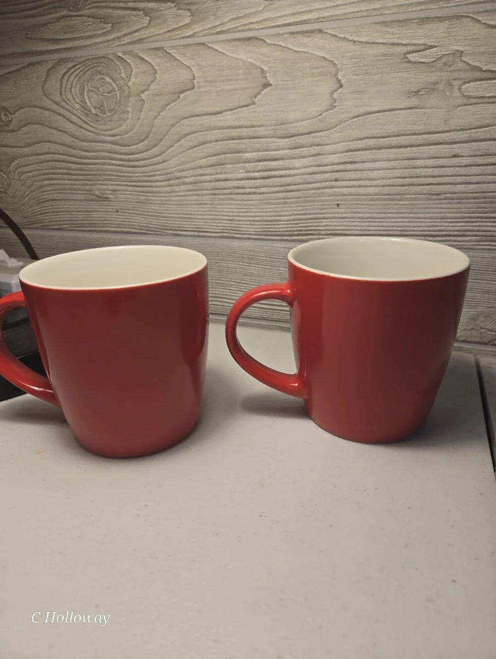 Starbucks Coffee Mug Cup 2021 Red Classic Mermaid Green Logo 12oz Set Of 2